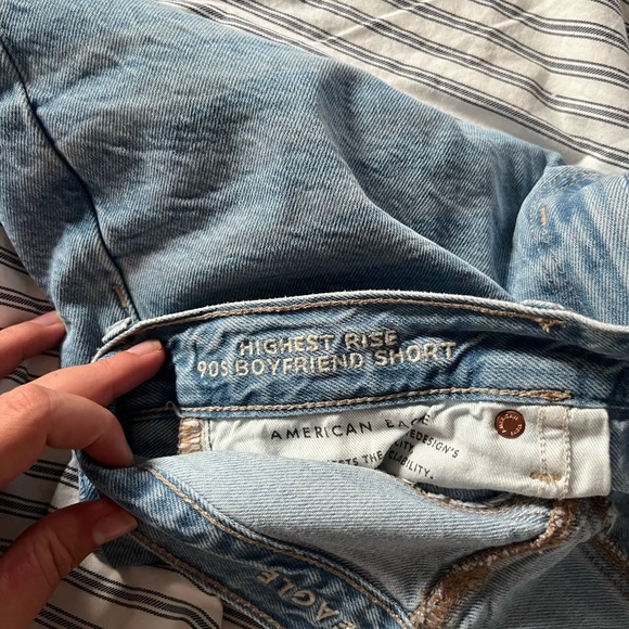 AMERICAN EAGLE jean shorts denim shorts high waisted - Picture 3 of 4